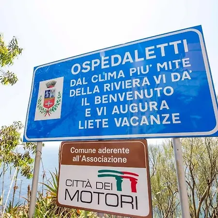 Appartamento Il Grande Blu - Vista Panoramica Sul Golfo Ospedaletti Esterno foto